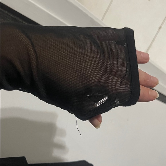 NWT Social Collision black gothic long-sleeve dress. - Picture 3 of 10